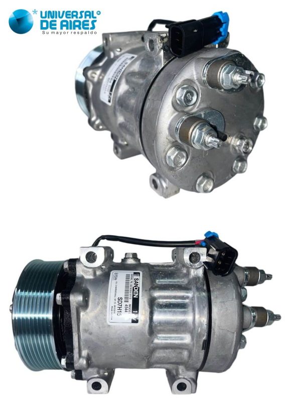 COMPRESOR SANDEN U4544/4816 709 8PK 12V T/PASANTE